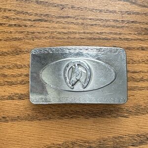 Vintage Horseshoe and Horse Belt Buckle